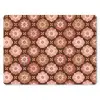 Geometrisch - Bloemen - Kleurrijk muismat rubber klein 262 -3d