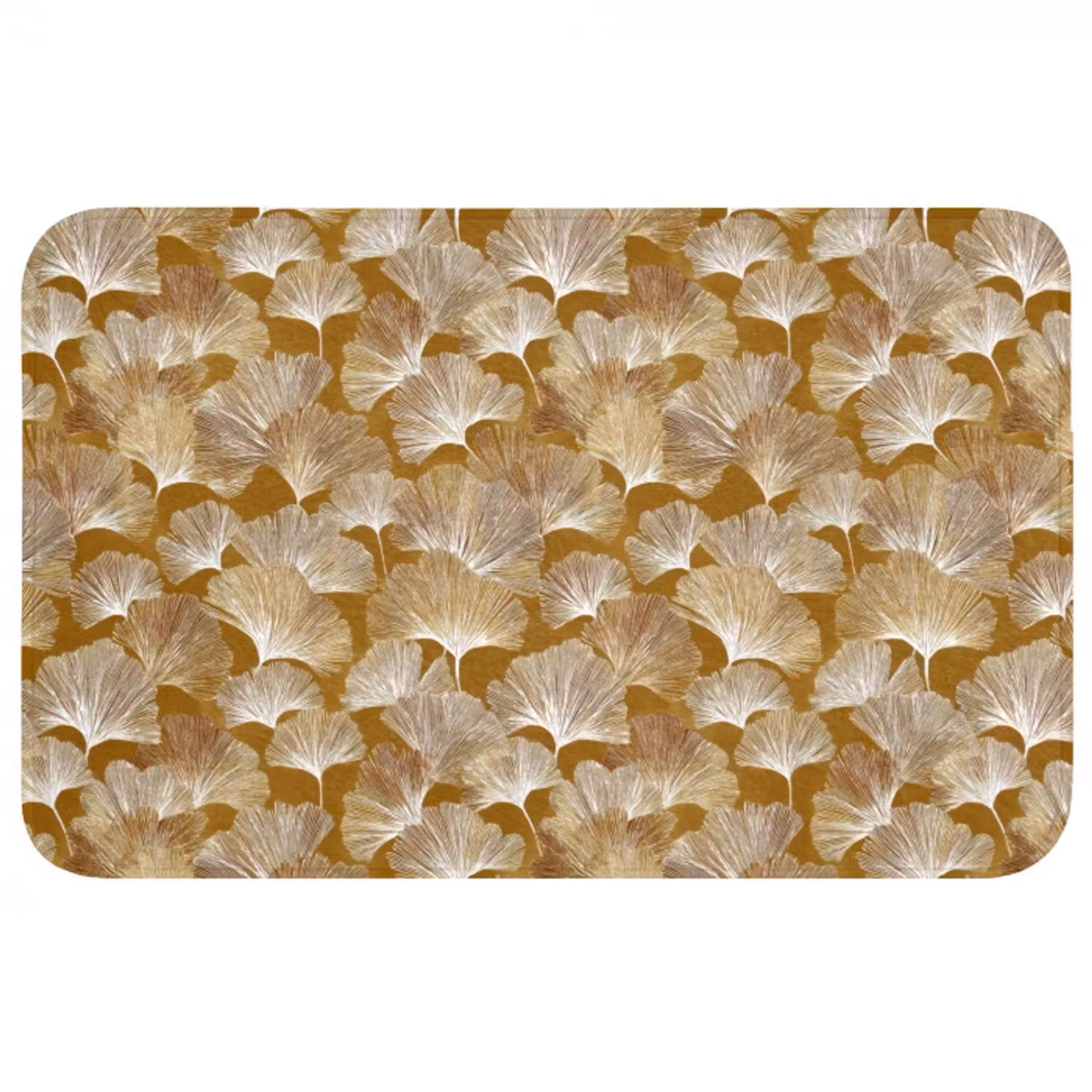 Ginkgo - Bladeren - Goud WCmat middel 1009 -3d