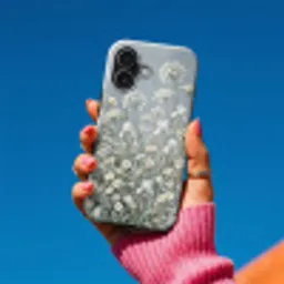Bloemen - Botanisch - Blauw Toughcase MagSafe Apple iPhone 17 klein -Sfeer1V