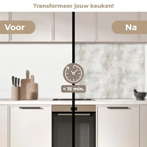 Grijs - Beton - Verweerd keuken achterwand 2 middel 871 -voor-na2_NL
