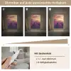 Lavendelveld - Zonsondergang - Paars Light Box met kabel (Tafellamp) klein -USP_dimbaarDE