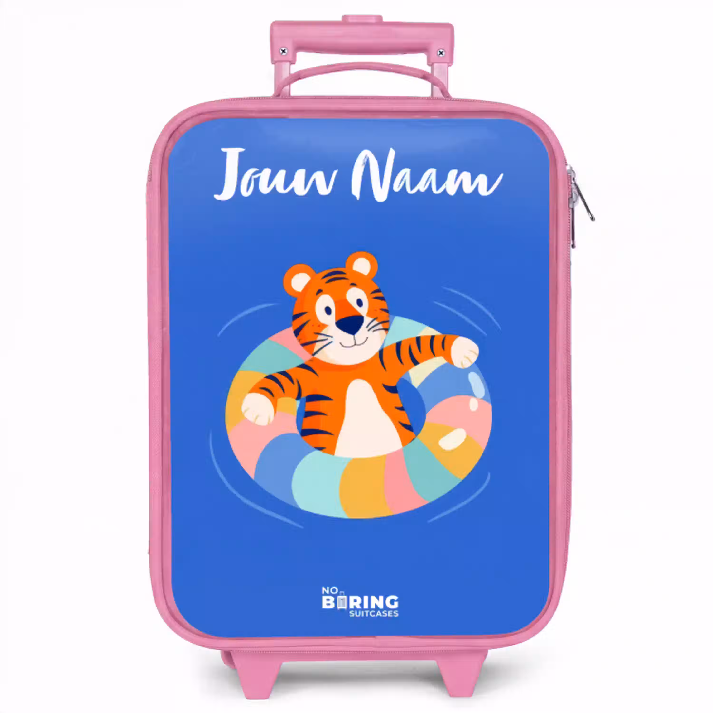 Tijger - Zwemband - Water Kinderkoffer - Roze klein -zzz_website3d