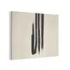 Penseelstreken - Verticaal - Zwart PET vilt klein -3d