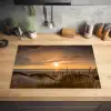 Duinzicht op Zonsondergang Inductie beschermer vinyl 3mm klein -sfeer5