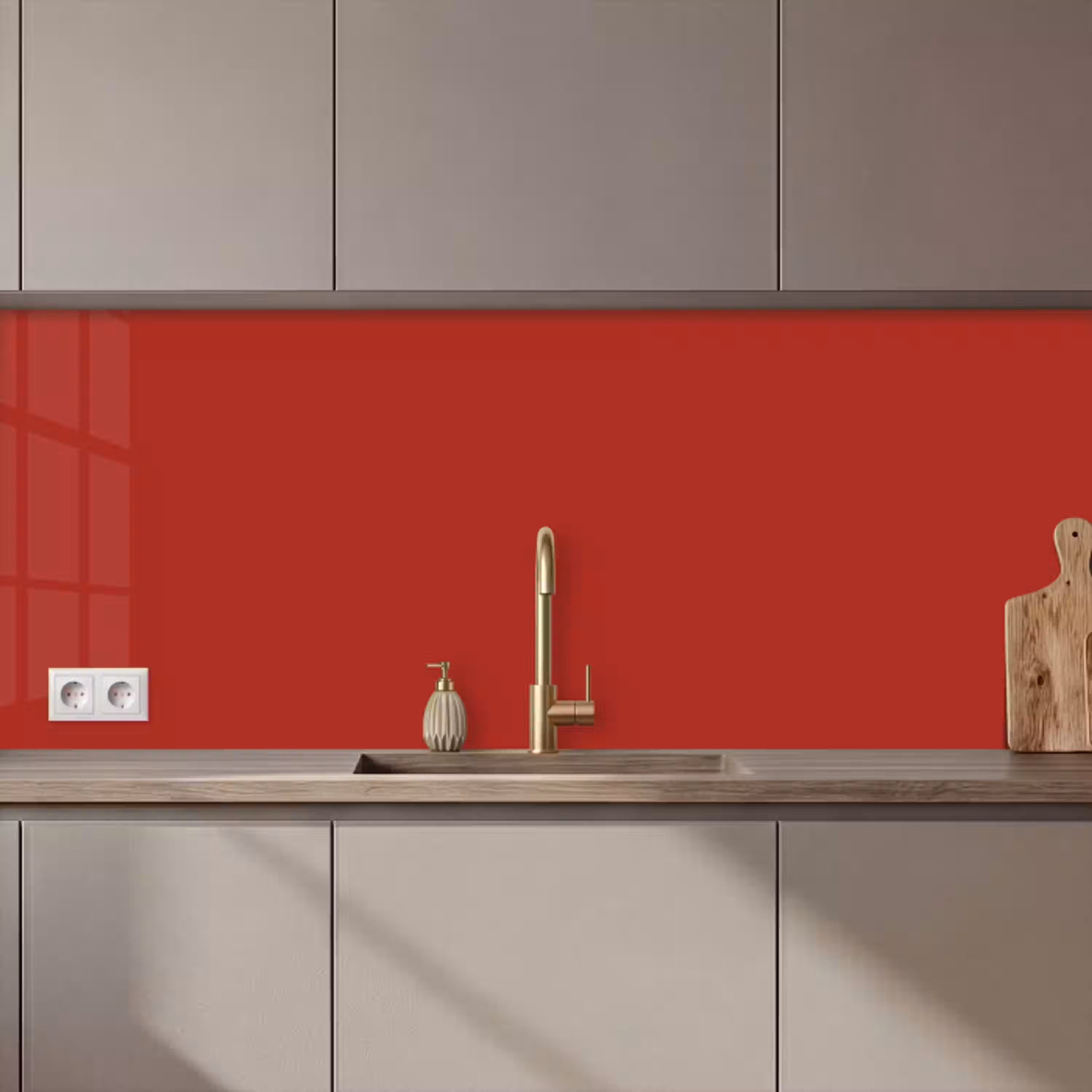 Deep - Crimson - Rood keuken achterwand 2 middel 871 zz_3dshopping