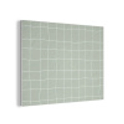 Ruitpatroon - Golvend - Groen PET vilt klein 837 -3d