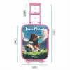 Voetbal - Gras - Stadion - Schilderij Kinderkoffer - Roze klein -productfoto_formaten