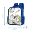 Dino's in de jungle Kinderrugzak - Blauw middel -productfoto_formaten