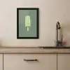 Groen - Waterijsje - Stokje - Illustratie KitchenYeah - Keuken - Fotolijst klein -sfeer2