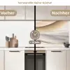 Golven - Abstract - Beige keuken achterwand 2 middel -voor-na2_DE