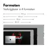 Krab - Rood - Neon - Quote Muismat XXL klein -sfeer5