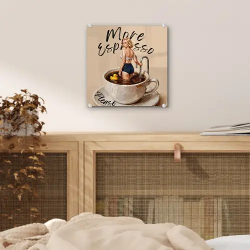 More espresso - Koffie - Eend plexiglas 5mm klein -sfeer4