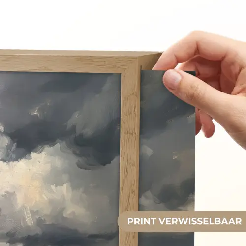 Vuurtoren - Golven - Storm Light Box met batterij (Wandlamp) middel -USP_websiteprintNL