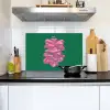 Abstract - Pink - Lijnen - Groen Inductie beschemer met haakjes klein -sfeer2