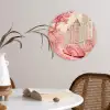City - Car - Pink Wandcirkel plexiglas klein -sfeer4
