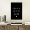 Liefde maakt van een huis een thuis - Quotes - Spreuken aluminium wit klein -sfeer1