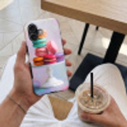 Macarons - Schaal - Pastel - Kleurrijk Toughcase MagSafe Apple iPhone 17 klein -Sfeer1M