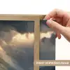 Bergen - Kronkelpad - Groen - Wolken Light Box met batterij (Wandlamp) middel -USP_websiteprintNL