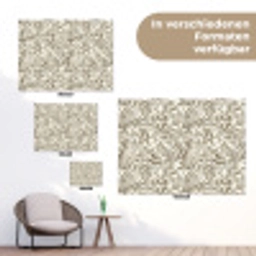 Takken - Botanisch - Taupe tuinposter los doek klein 239 -Xsfeer9_DE