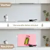 Augurken - Pot - Schaduw - Roze keuken achterwand spatscherm klein -voor_na_DE