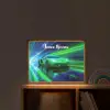 Sportauto - Groen - Snelheidslijnen - Neon Light Box met batterij (Wandlamp kind) middel -sfeer1_kind