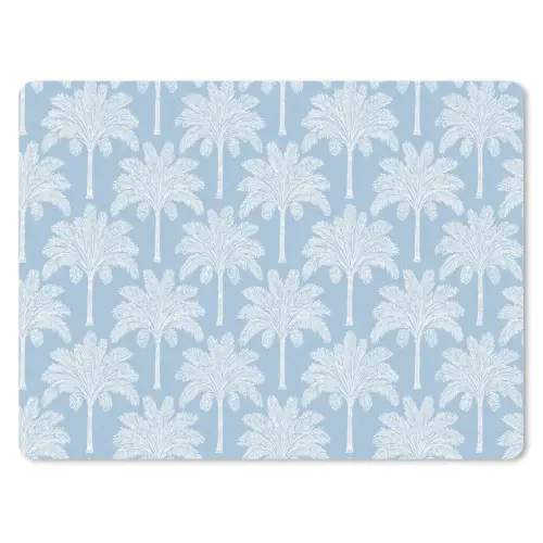 Palmboom - Modern - Blauw muismat rubber klein 262 -3d