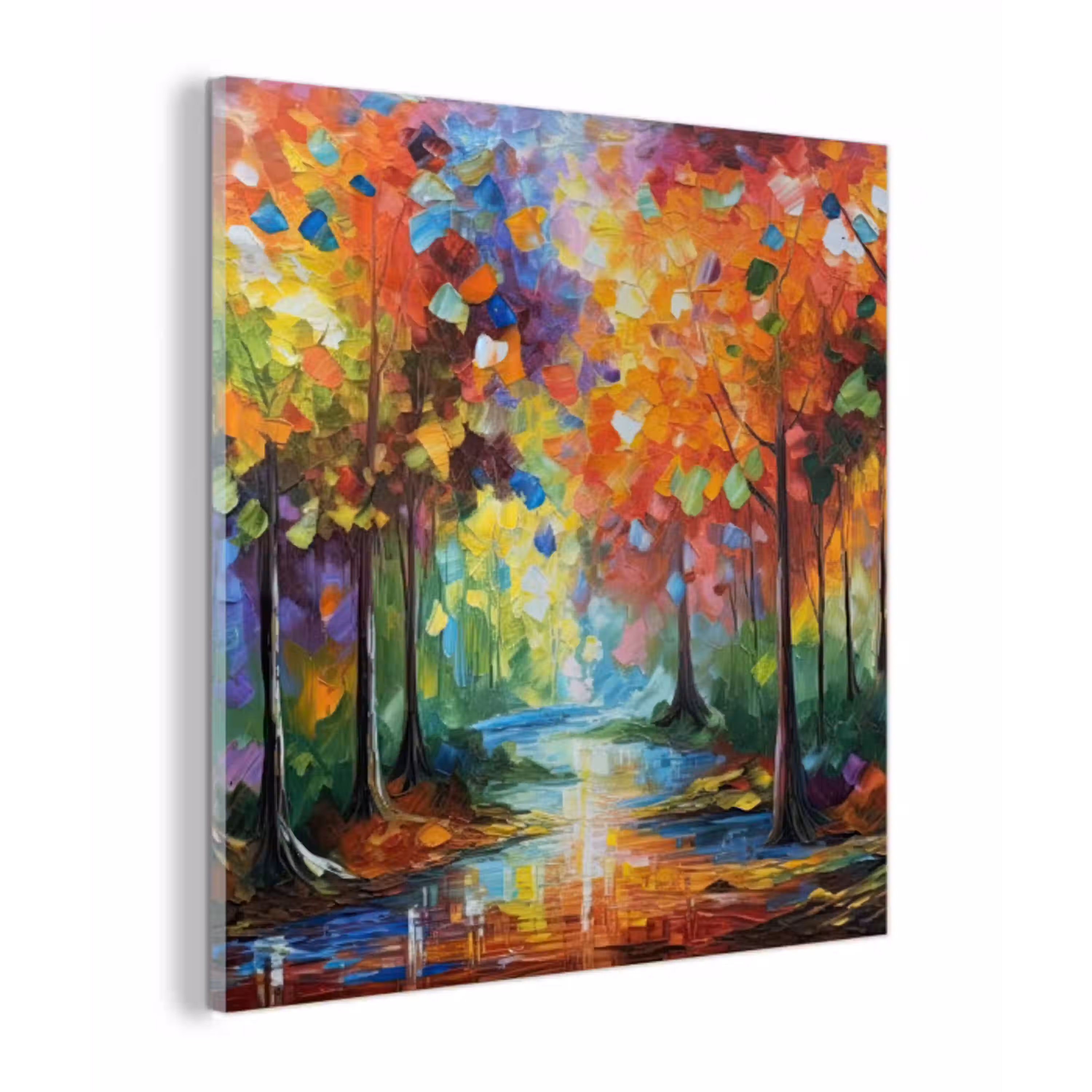 Landschap - Bos - Kleuren - Natuur plexiglas 5mm klein -z3d