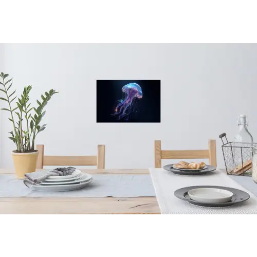 Tentakels - Kwal - Paars - Sprankeling Muursticker klein -eettafel