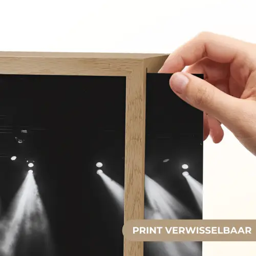 Theaterzaal - Mist - Spotlights - Zwart Light Box met batterij (Wandlamp) middel -USP_websiteprintNL
