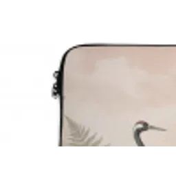 Kraanvogels - Natuur - Roze laptophoes neopreen klein -detail