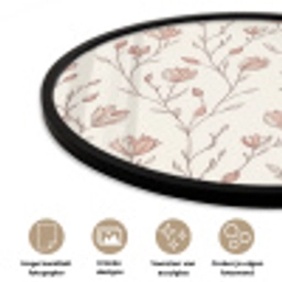 Patroon - Klassiek - Roze Fotolijst rond zonder passe partout klein 856 -closeup_NL