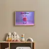 Monster - Roze - Paars Light Box met batterij (Wandlamp kind) middel -sfeer2_kind