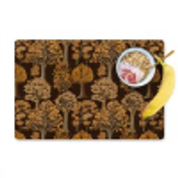 Bomen - Patroon - Bruin Placemat vinyl groot 368 -zzzproduct_Kitchenyeah-website