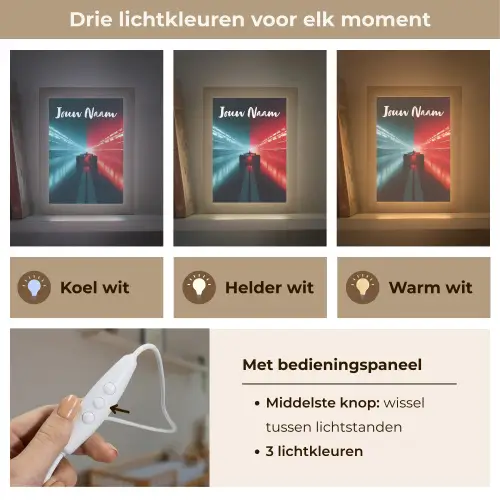 Raceauto - Verlichting - Neon - Rood Light Box met kabel (Kinderlampje) klein -USP_lichtkleurNL
