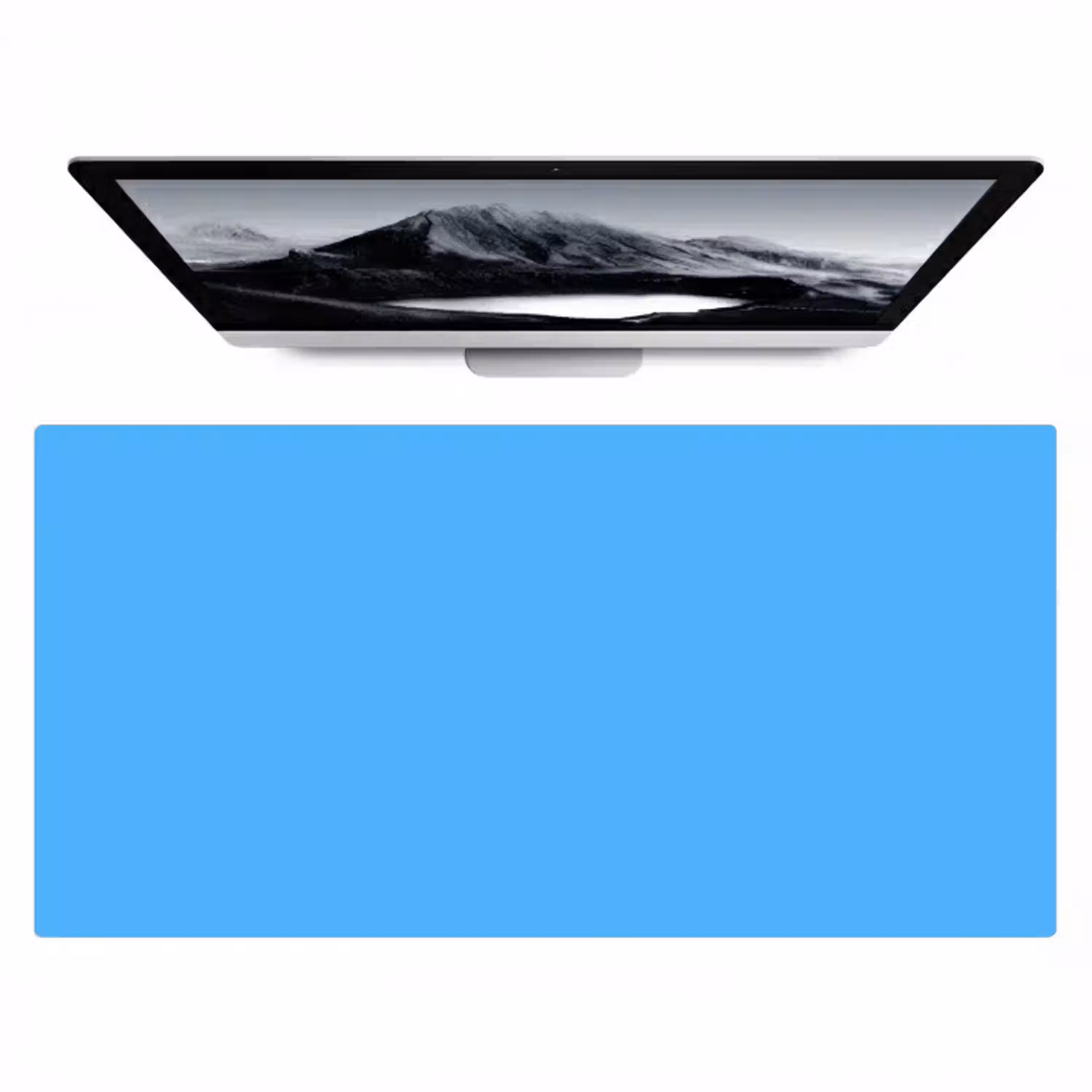 Sky - Blue - Blauw Muismat XXL klein 681 -zzz3d