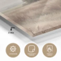 Landschap - Minimalistisch - Beige plexiglas 5mm klein -wsfeer2_DE