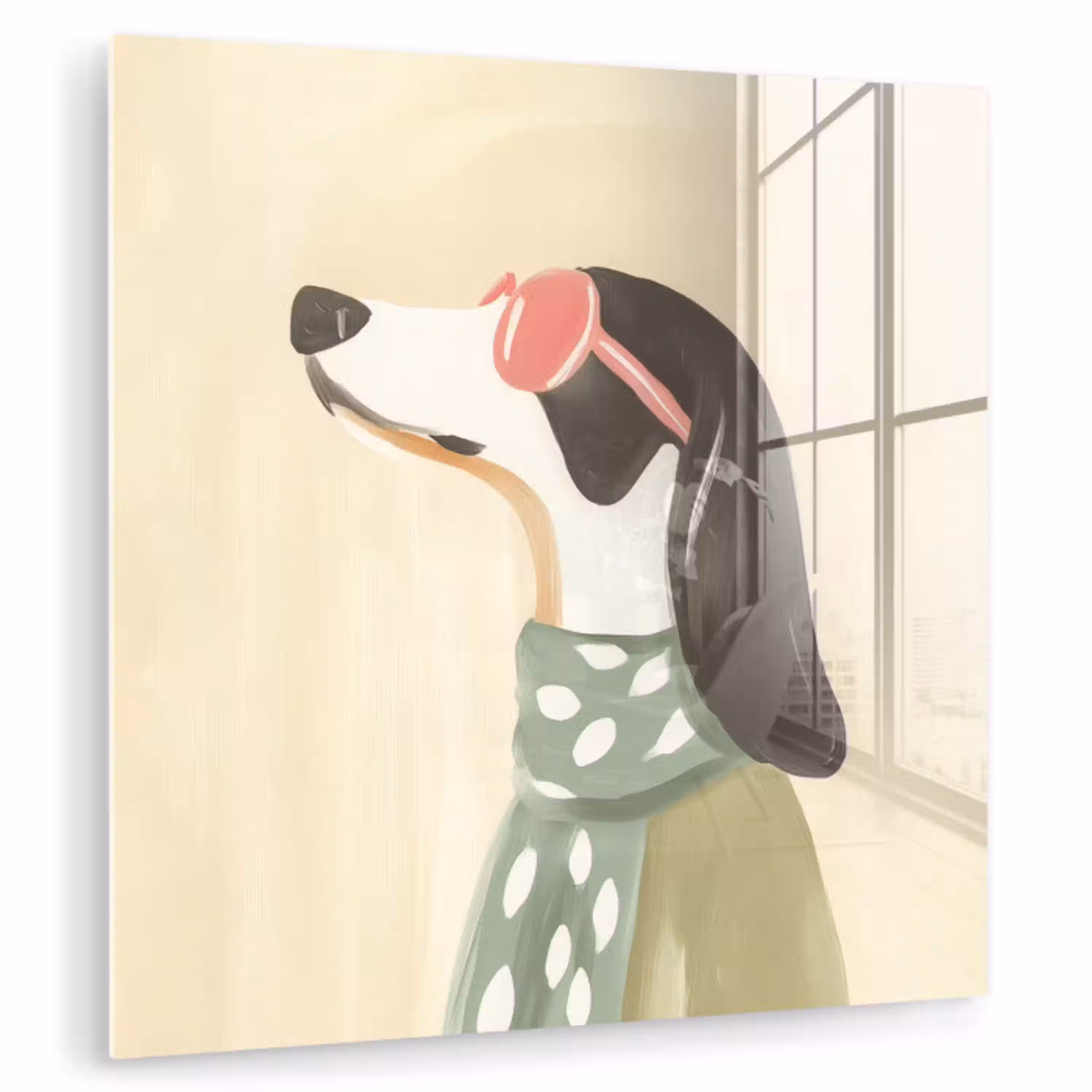 Hond - Zonnebril - Sjaal plexiglas 5mm klein -zzzproduct_nieuw