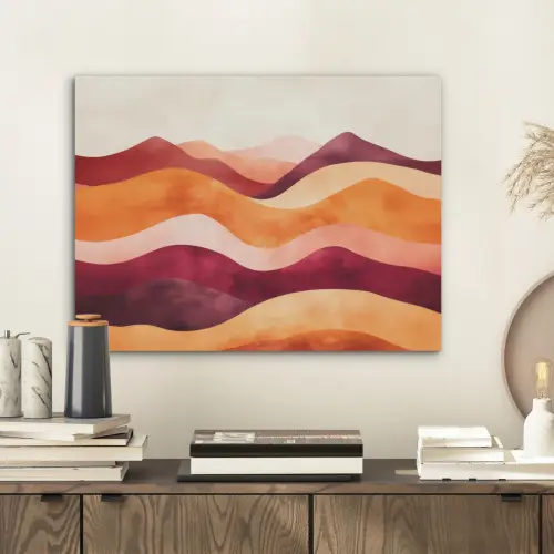 Abstract - Landschap - Golven PET vilt klein -sfeer1
