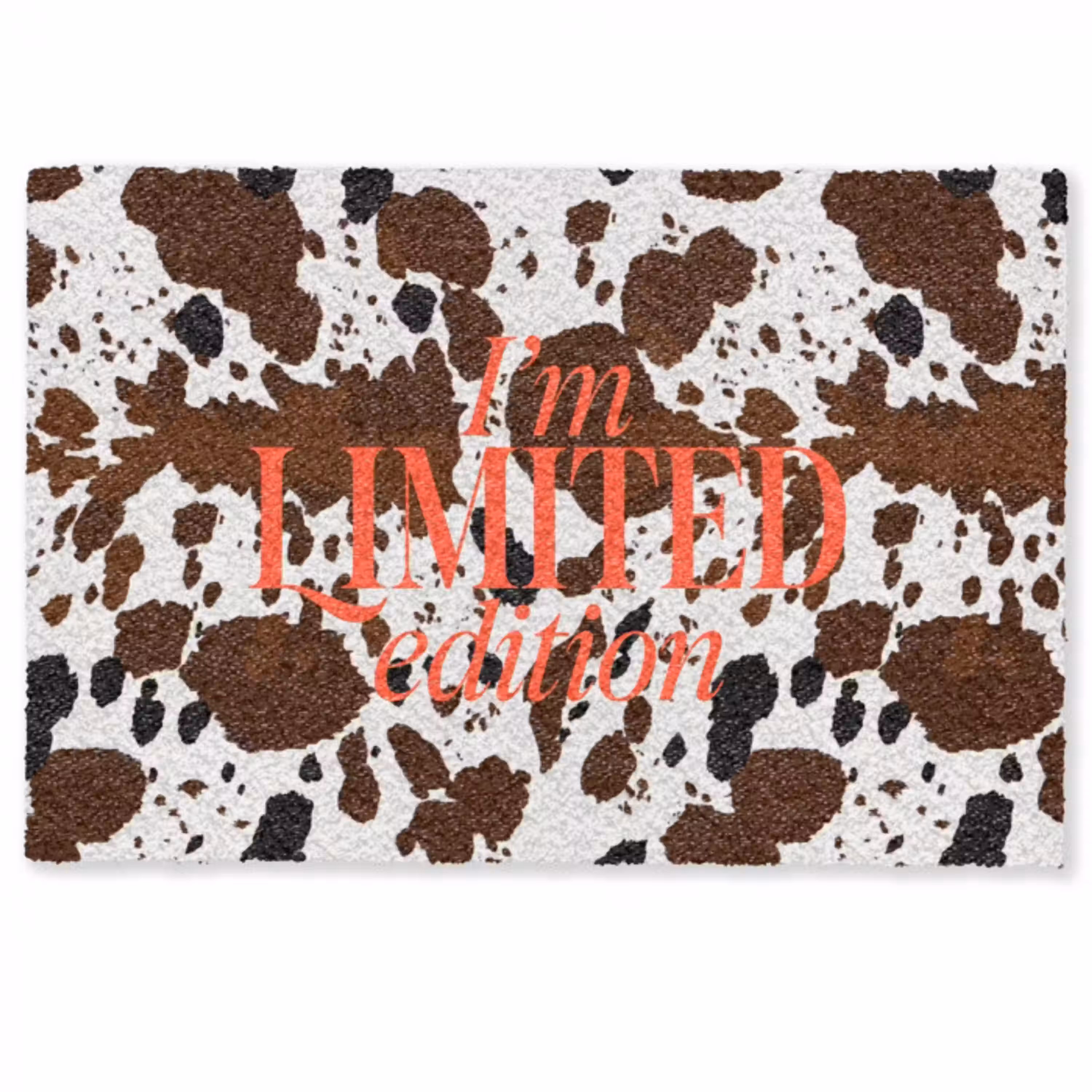 Koeienprint - Limited edition - Rood Deurmat klein -zkaufland3d