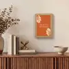 Oranje - Wijntje - Quote Light Box met kabel (Wandlamp) klein -sfeer2