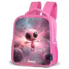 Roze Alien in Sterrennevel Kinderrugzak - Roze middel -schuin