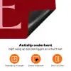 Love - Rood - Hatjes Inductie beschermer vinyl 3mm klein -zzzzzzz-td-onderkant