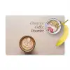 Koffie - Obessive Coffee Disorder - Beige Placemat vinyl groot -zzzproduct_Kitchenyeah-website