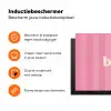 Roze - Gestreept - Belle Inductie beschermer vinyl 3mm klein -zzzzzzz-td-ups