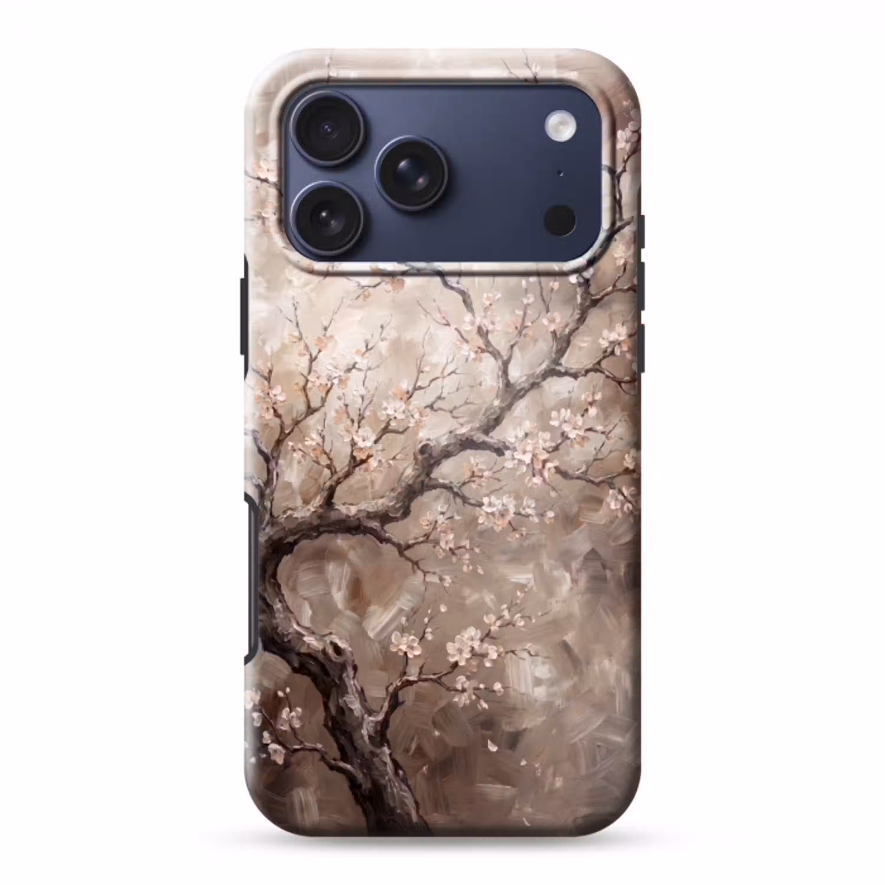 Bloesem - Takken - Schilderij - Beige - Serene Toughcase MagSafe Apple iPhone 17 Pro Max klein -3d