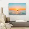 Zee - Zeilboot - Zonsondergang canvas 2cm klein -sfeer6