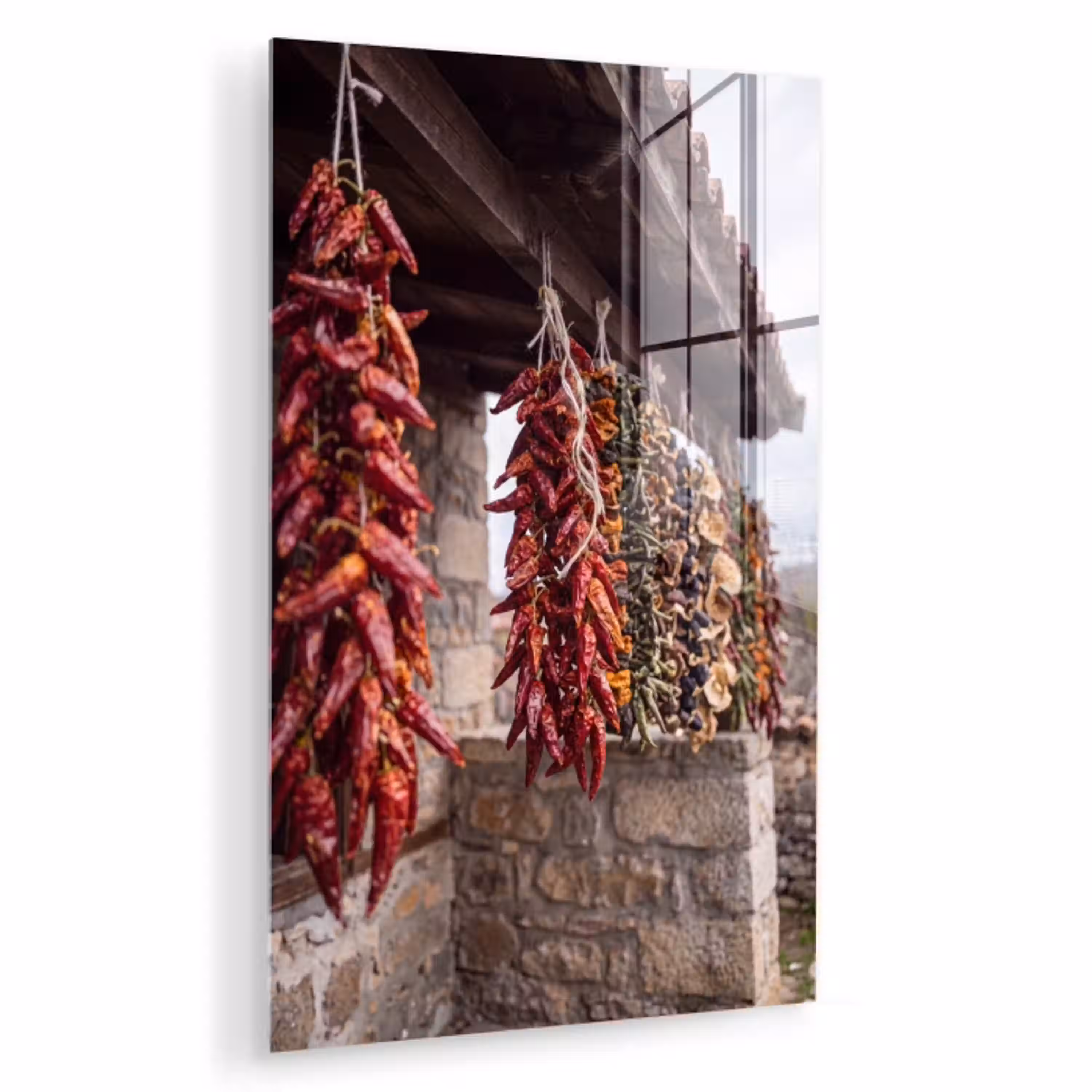 Rode pepers - Eten plexiglas 5mm klein -zzzproduct_nieuw
