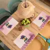 Stoel - Vaas - Bloemen - Geblokt Placemat vinyl groot -zzsfeer5_Kitchenyeah-website