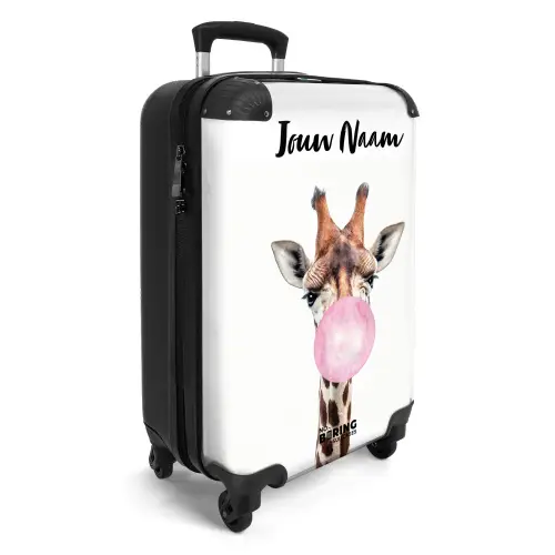 Kauwende Kobus NBS - Handbagage koffer - Kinderen Unisex middel -productfoto_3d