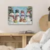Vrolijk -  Sneeuw - Kleurrijk PET vilt klein -sfeer3